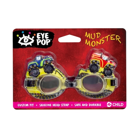 Mud Monster Yellow Child Goggles